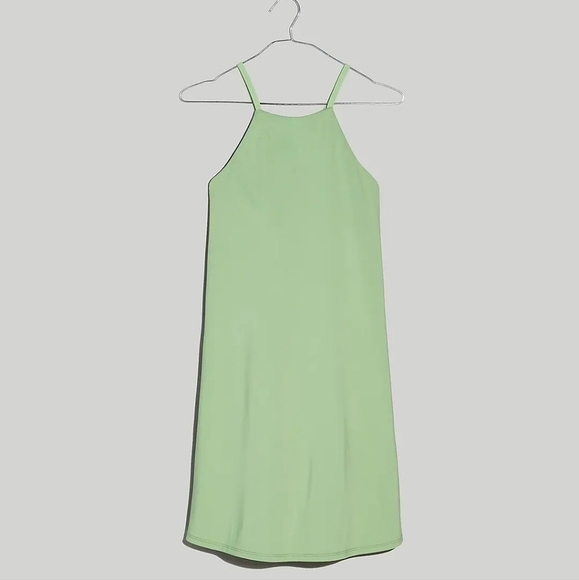 Madewell Sage Green Mini Dress - Picture 5 of 11
